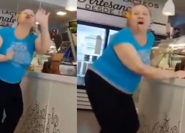 “Lady Muecas”: extranjera agrede a empleados de heladería en CDMX y causa indignación en redes