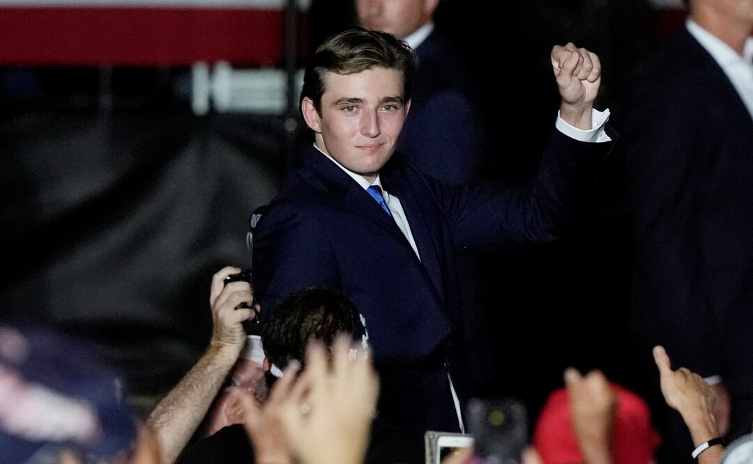 Barron Trump, de 19 años, se vuelve más rico que Ivanka y Melania; rebasa los 150 millones de dólares. Foto: AP