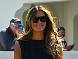 Melania reaparece con look de lujo en medio de rumores sobre candidatura de Donald Trump