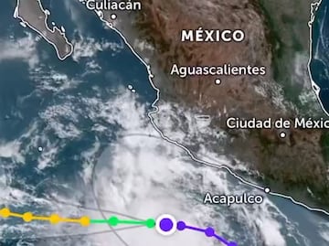 Alerta en México: Tormenta tropical Adrián amenaza con convertirse en huracán