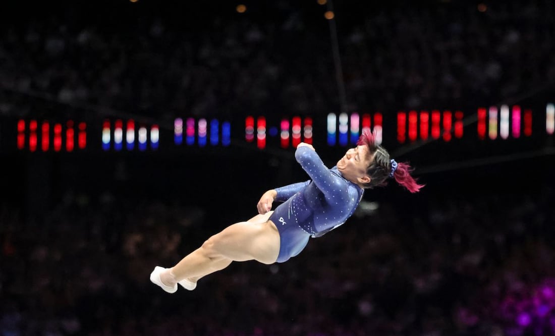 Alexa Moreno en el Mundial de Gimnasia Artística 2023. Foto: EFE/EPA/OLIVIER MATTHYS