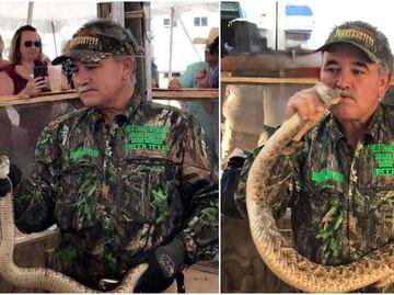 Entrenador de serpientes de cascabel muere en espectáculo por mordida de una
