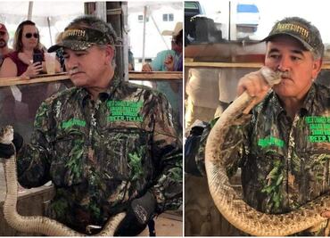 Entrenador de serpientes de cascabel muere en espectáculo por mordida de una