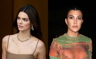 Kourtney Kardashian y Kendall Jenner se lucen con ‘belfie’ en bikini