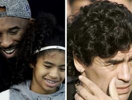 Kobe Bryant y Diego Maradona impactaron con sus muertes