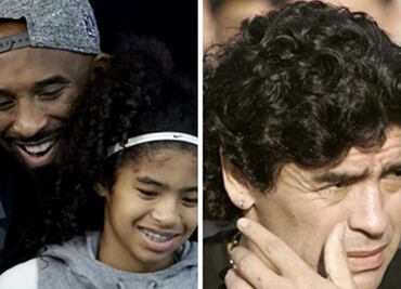 Kobe Bryant y Diego Maradona impactaron con sus muertes