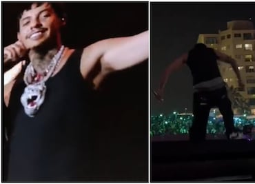 Natanael Cano explota en pleno concierto: golpea a DJ y destruye su equipo: "Se me puso bravo"