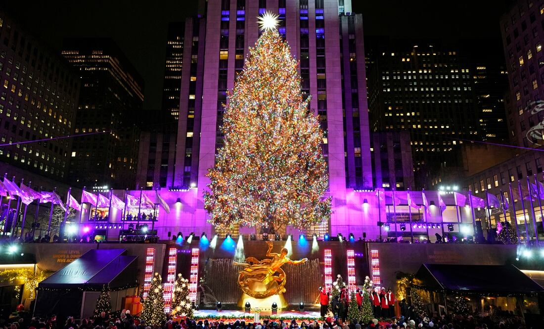 The Rockefeller Center Christmas tree (Photo by Charles Sykes/Invision/AP)