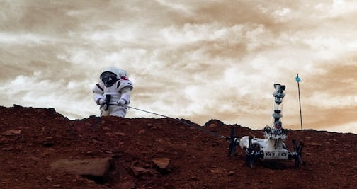 NASA se prepara en lava de Islandia para misión a Marte