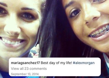 Alex Morgan da la bienvenida a la mexicana María Sánchez con emotivo mensaje
