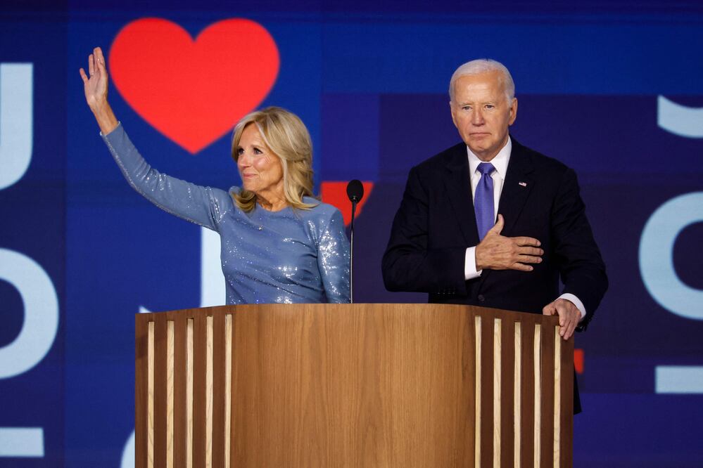 "Les di lo mejor de mí": Biden se despide y pasa la batuta electoral a Harris.
Chip Somodevilla/Getty Images/AFP