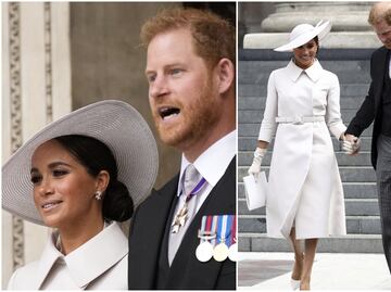 Harry y Meghan causan polémica por presencia en festejos de la Reina Isabel