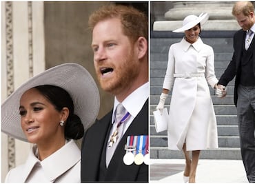 Harry y Meghan causan polémica por presencia en festejos de la Reina Isabel