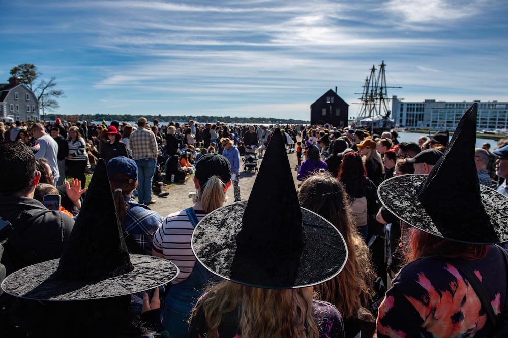 ¿Por qué Salem es uno de los destinos más famosos para celebrar Halloween en Estados Unidos?. Foto: JOSEPH PREZIOSO / AFP.