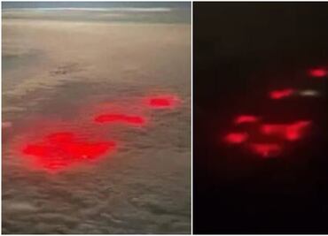 ¿Qué son las misteriosas luces captadas por piloto sobre el Océano Atlántico?