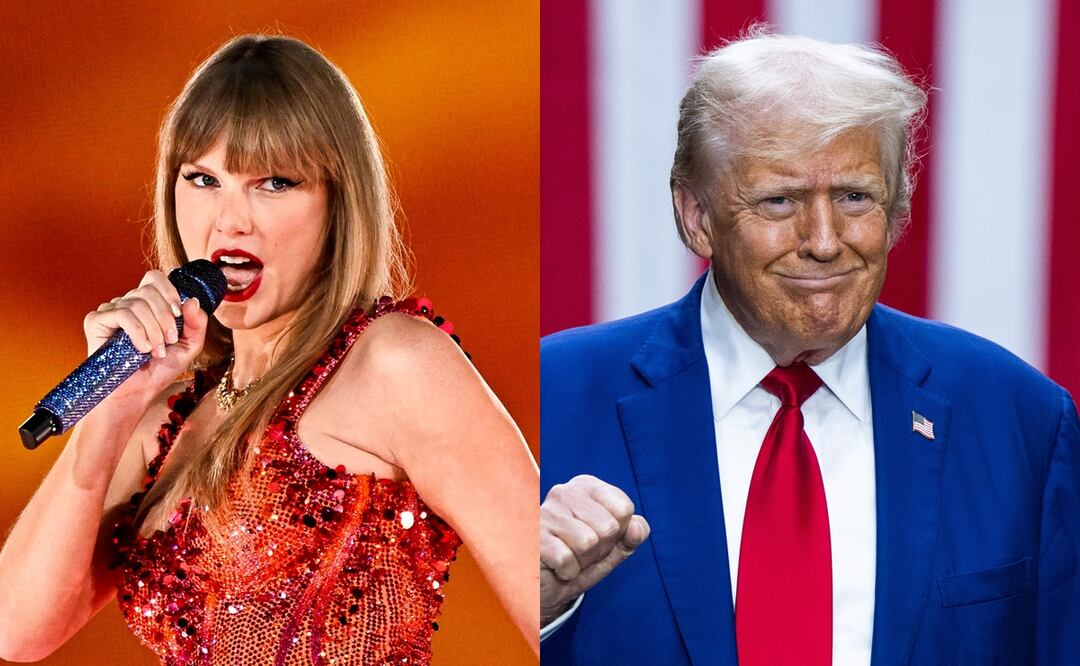 Trump sorprende al desear suerte a Taylor Swift y Travis Kelce tras anunciar su compromiso: "Es una persona fantástica". Foto: AFP/EFE