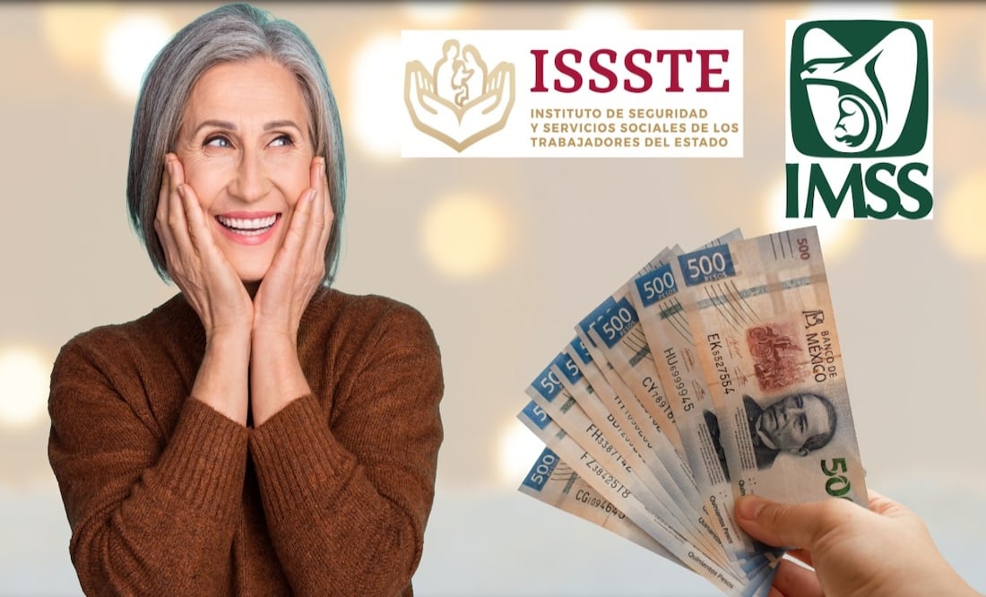 Aguinaldo IMSS e ISSSTE 2025: esta es la cantidad exacta que recibirán los pensionados. FECHA. Foto: Adobe / IMSS / ISSSTE