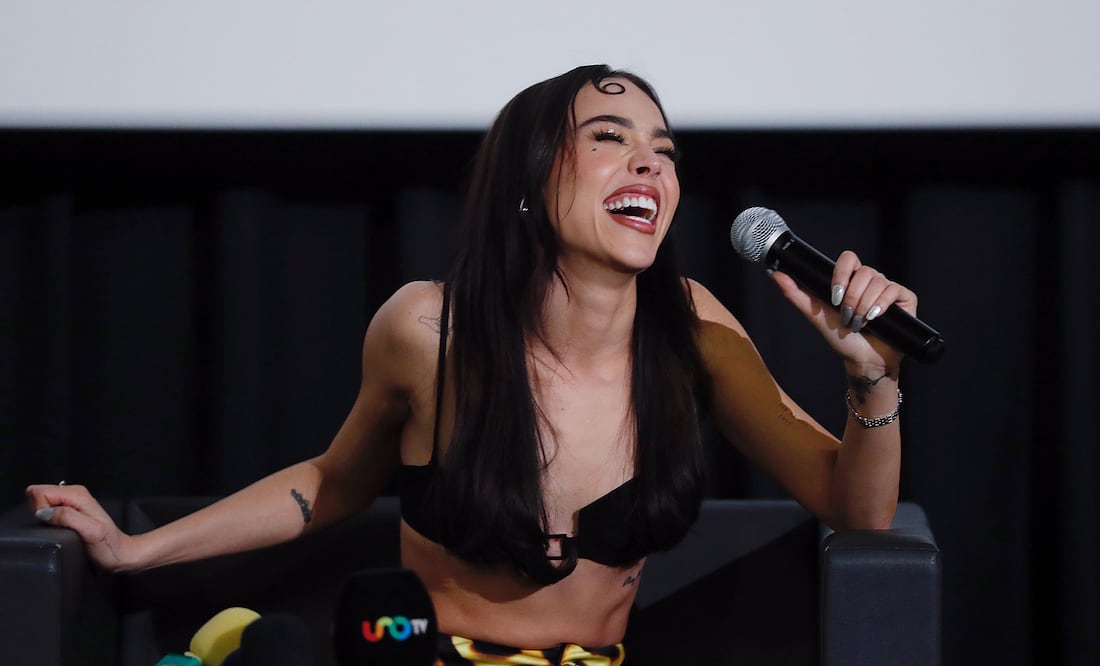 Critican a Danna Paola por cantar ‘My Heart Will Go On’ de Céline Dion en programa: “Das cringe”. Foto: EFE/Sáshenka Gutiérrez