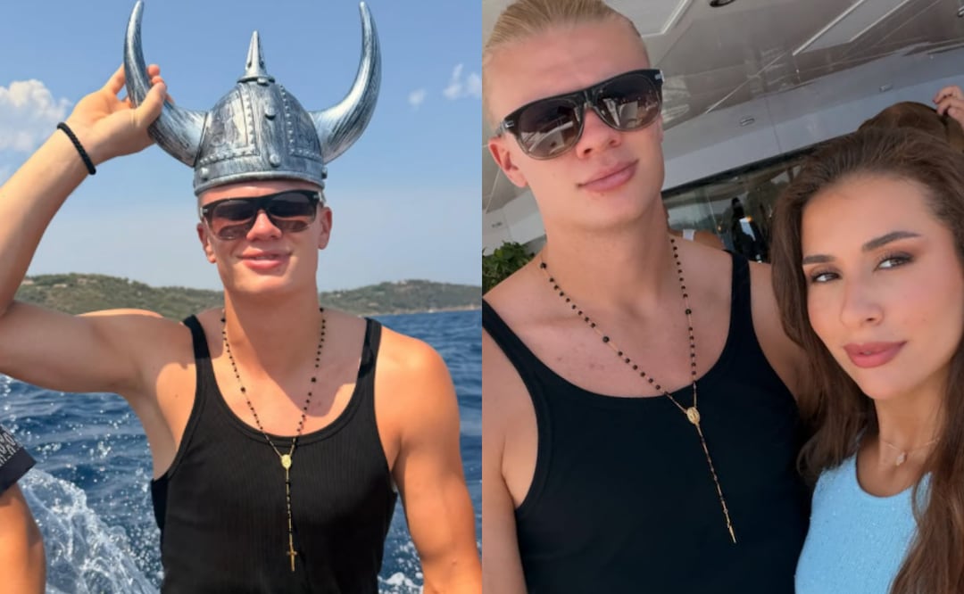 Haaland celebra sus 26 años al estilo vikingo; las fotos con su novia y un yate de lujo se vuelven virales. Foto: Instagram