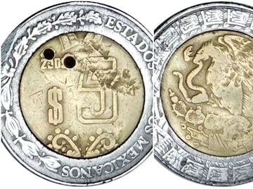 Conoce la moneda de 5 pesos con errores de fabricación que se vende a $18,990,000 pesos