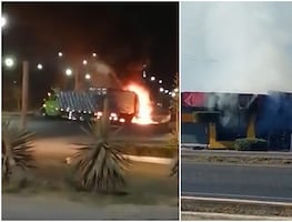 Ovidio Guzmán. Ataques armados, incendios y bloqueos en Sinaloa (videos)