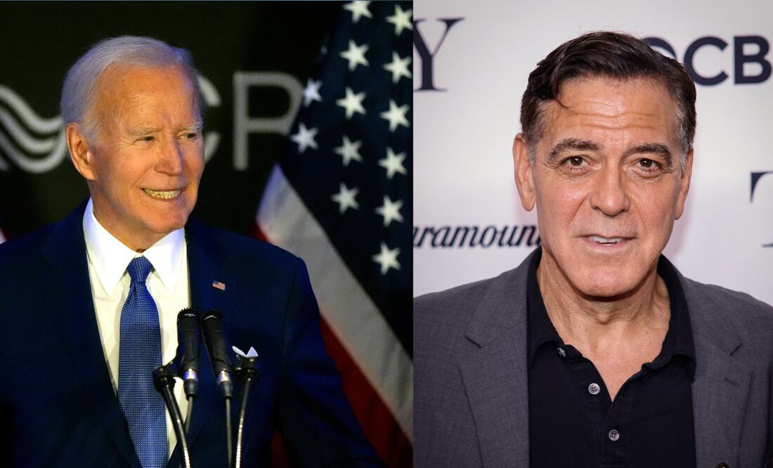 Joe Biden Clooney FOTOS: AP / AFP