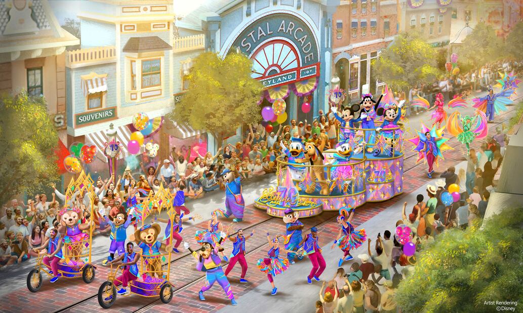 Disneyland Resort 70th Celebration. Imagen cortesía de Disneyland Latino. (Artistic Concept/Disneyland Resort)