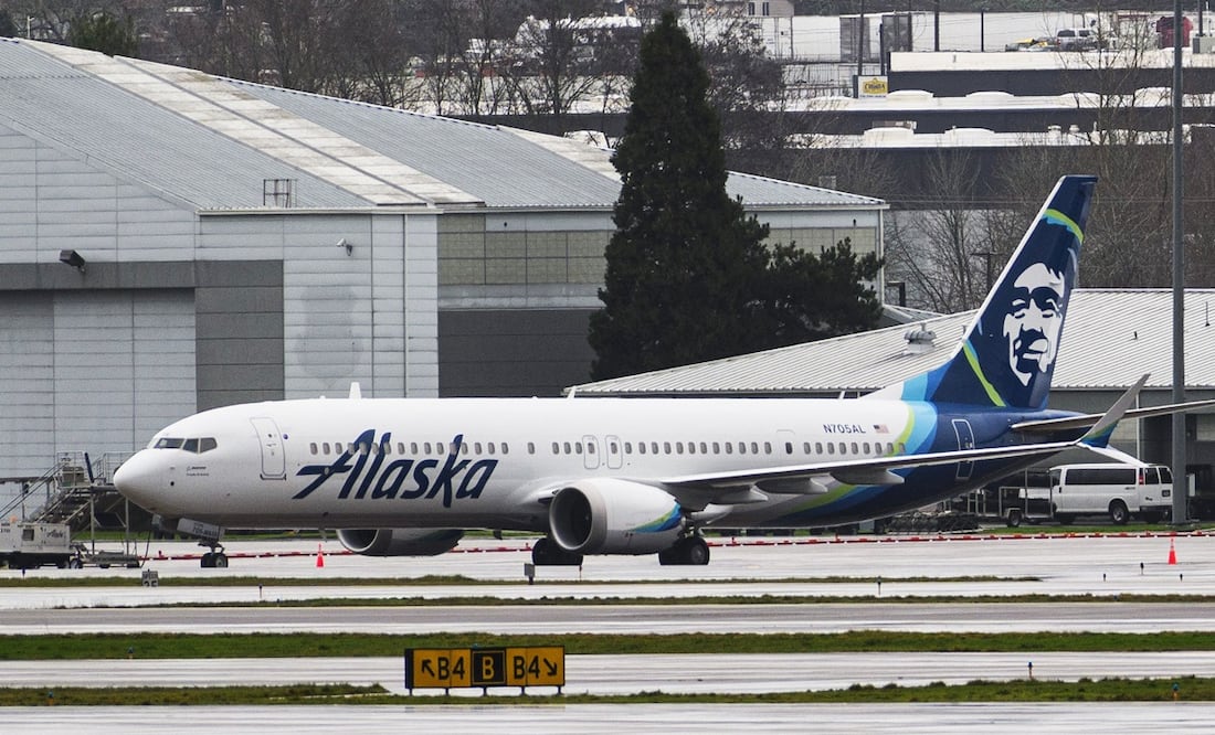 Alaska Airlines Boeing 737 MAX 9  (Photo by Mathieu Lewis-Rolland / GETTY IMAGES NORTH AMERICA / Getty Images via AFP)