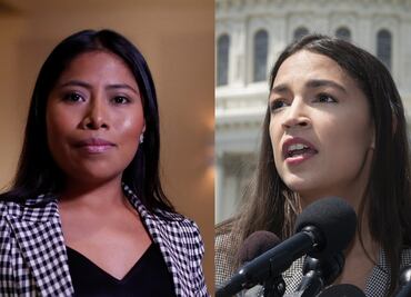 Yalitza Aparicio se reúne con la congresista Alexandria Ocasio-Cortez