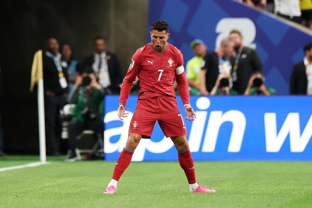 ¡Siuuu histórico! Cristiano Ronaldo se convierte en el primer jugador en marcar en seis Mundiales. (Photo by Charlotte Wilson / GETTY IMAGES NORTH AMERICA / Getty Images via AFP)