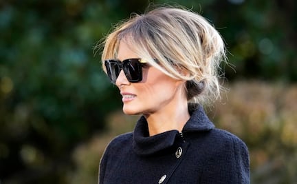 Melania Trump se despide de la Casa Blanca con look de casi $100 mil dólares