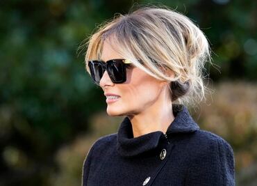 Melania Trump se despide de la Casa Blanca con look de casi $100 mil dólares
