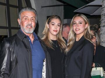Hijas de Sylvester Stallone deslumbran con belleza en Beverly Hills