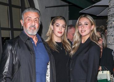 Hijas de Sylvester Stallone deslumbran con belleza en Beverly Hills