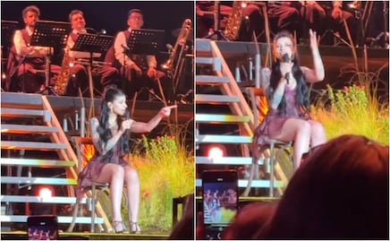 Fans de Cazzu insultan a Nodal y ella sorprende con su reacción en pleno concierto en Chile