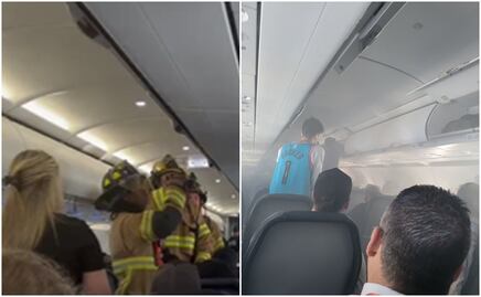 Pánico en el cielo; vuelo de Orlando aterriza de emergencia por batería incendiada