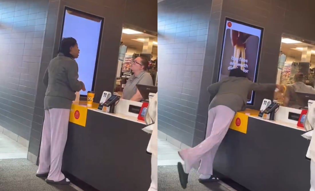 Mujer enfurecida lanza café hirviendo a gerente de McDonald’s y desata indignación. VIRAL. Foto: Tomada de X @AlertaMundoNews