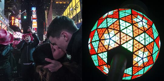 La historia detrás de la 'caída de la bola' en Times Square 