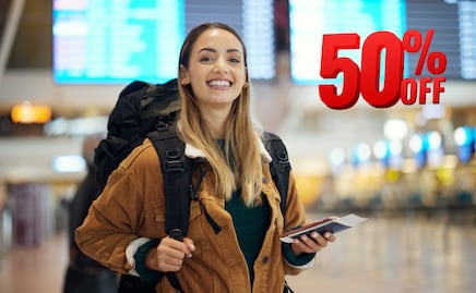 Vuelos MÁS BARATOS con hasta el 50% de descuento en esta temporada de 2024. ¿Cuándo es?