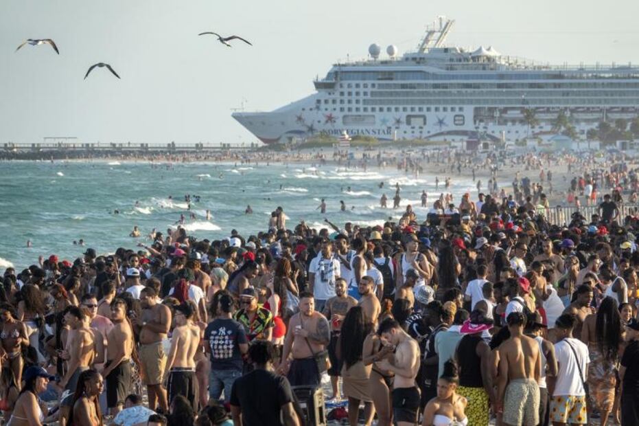 Miami Beach recibe con temor a miles de 'spring breakers' 