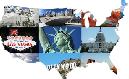 Mapa muestra la atracción más popular en cada estado de EU