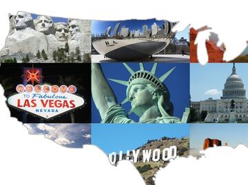 Mapa muestra la atracción más popular en cada estado de EU