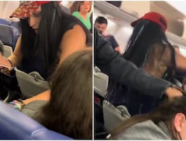 Pasajera ‘poseída’ escupe, insulta y patea en pleno vuelo Southwest y termina arrestada