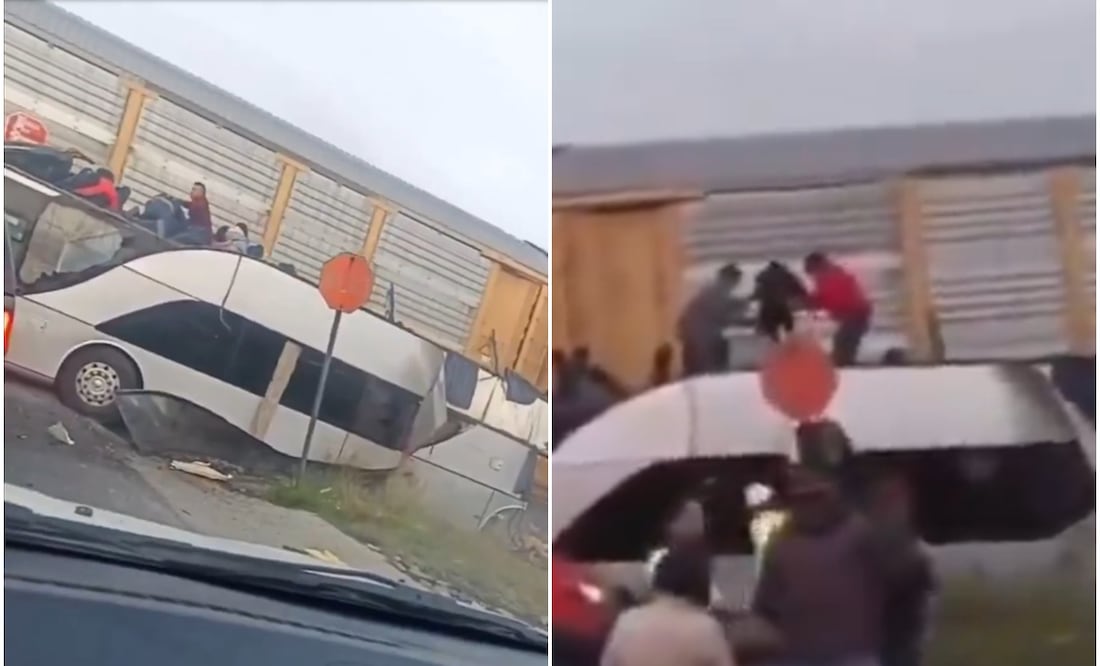 Tragedia en Atlacomulco: tren arrolla autobús y deja al menos 8 muertos y 45 heridos. Fotos tomadas de videos de X