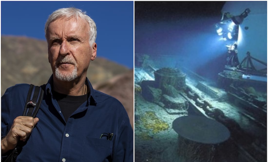 James Cameron y las 33 expediciones que ha hecho hacia el naufragio del Titanic. Foto: AP