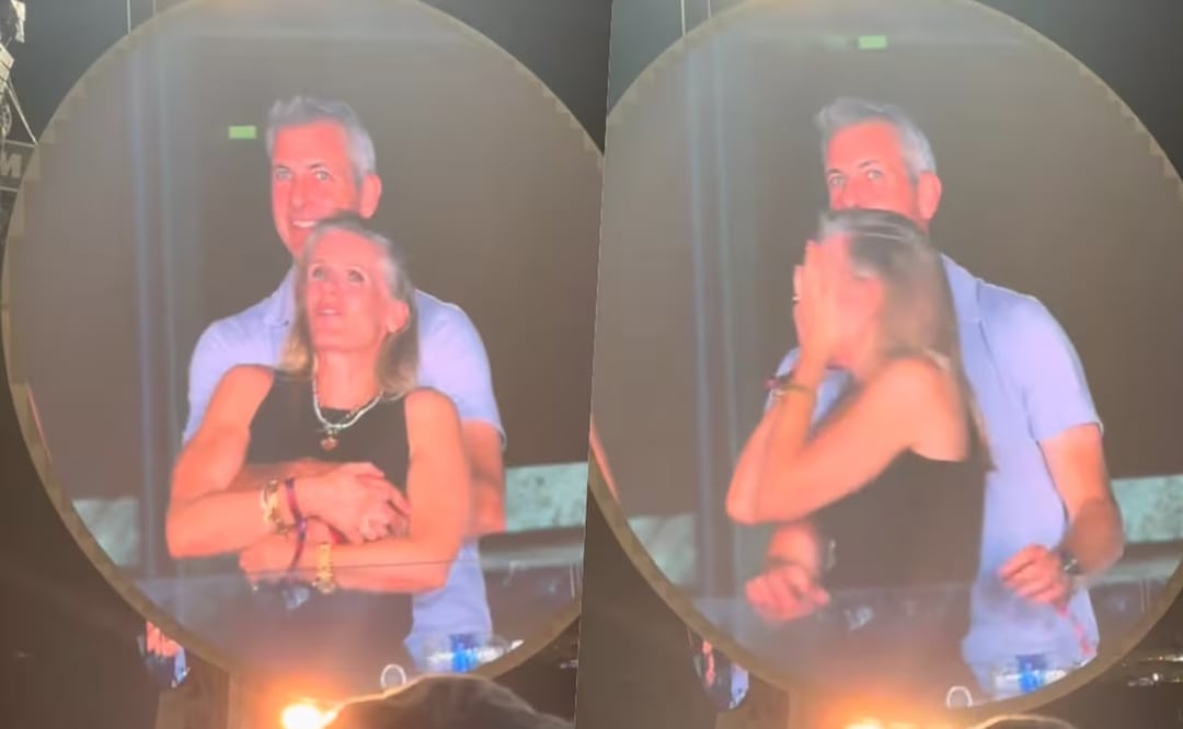 Andy Byron y Kristin Cabot, en licencia por Astronomer tras video que revela su infidelidad. Foto: TikTok