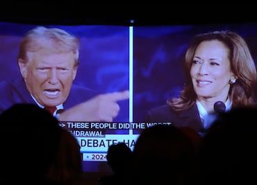 Trump descarta enfrentarse a Kamala Harris en otro debate