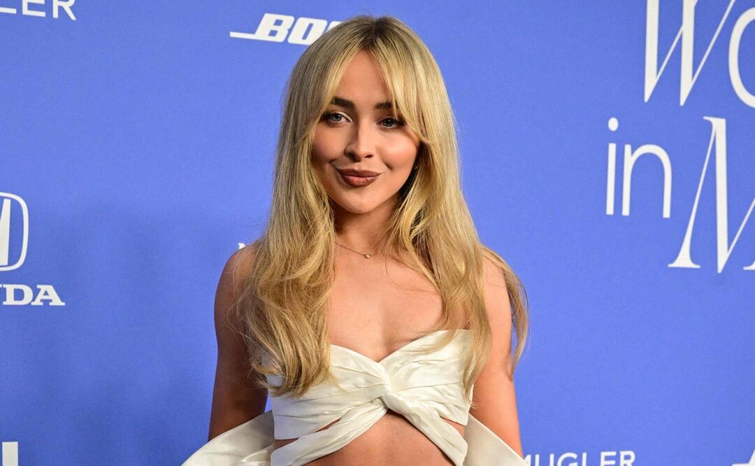 Sabrina Carpenter en los Billboard Women in Music. Foto: AFP