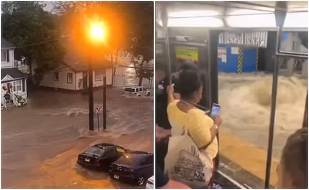 Lluvias torrenciales inundan Nueva York y Nueva Jersey: continúan las alertas por más tormentas esta semana. VIDEOS