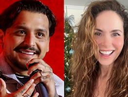 Fans se burlan de Nodal por usar banquito para verse más alto que Lucero: “Vengo a ver al forajido entaconado”